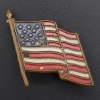 1941 American Flag Loyalty Pin